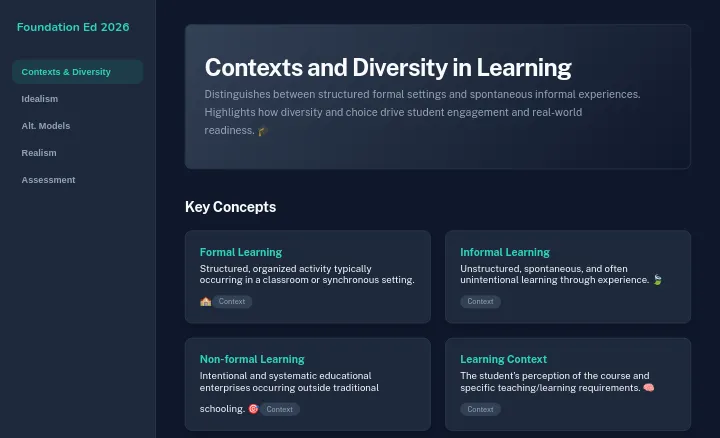 foundation education final 2026