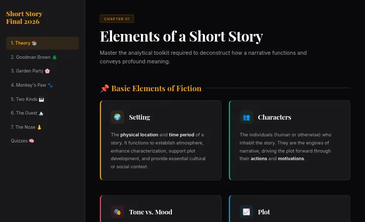 short story final 2026